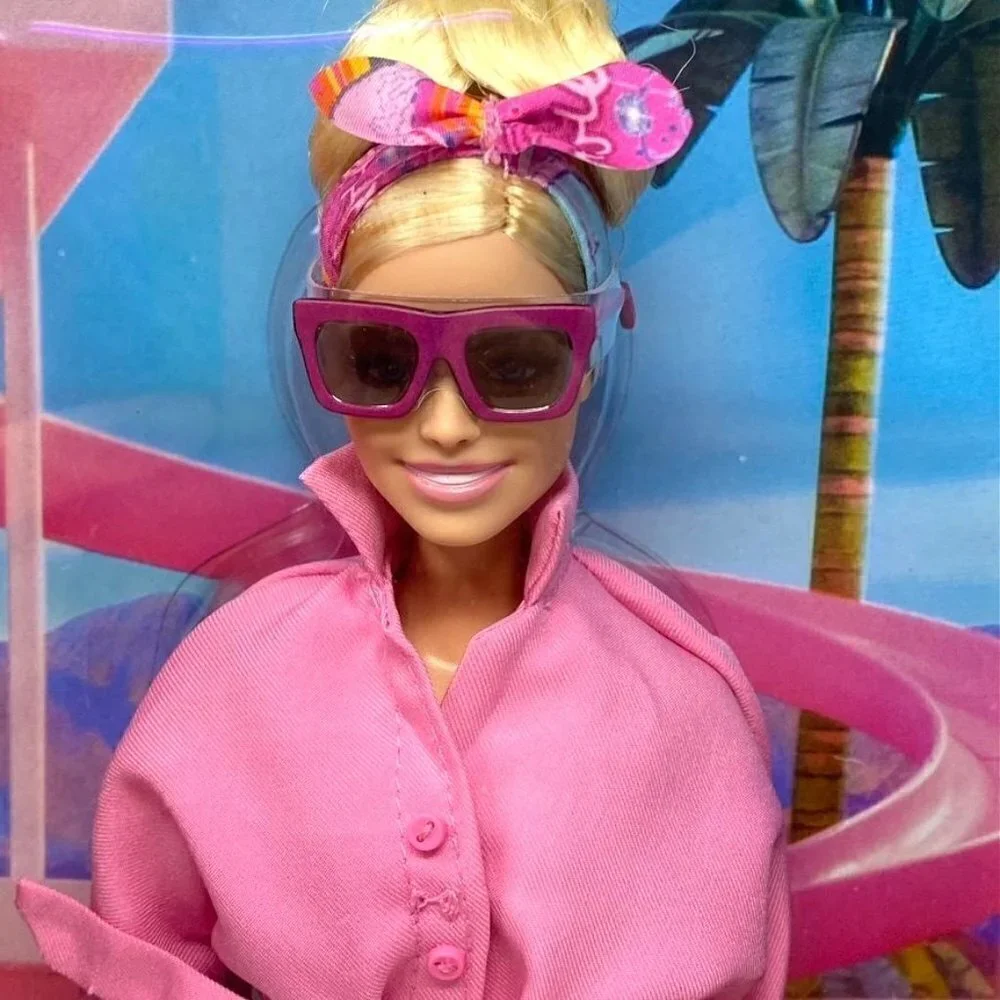 Mattel Barbie The Movie Collectible Doll Margot Robbie Pink Power Jumpsuit